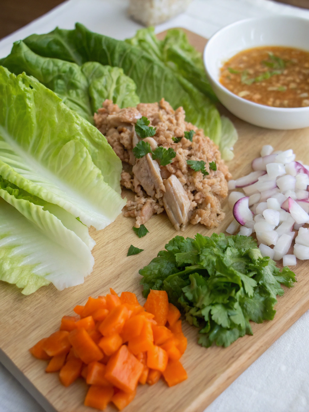 gluten-free tuna lettuce wraps ingredients