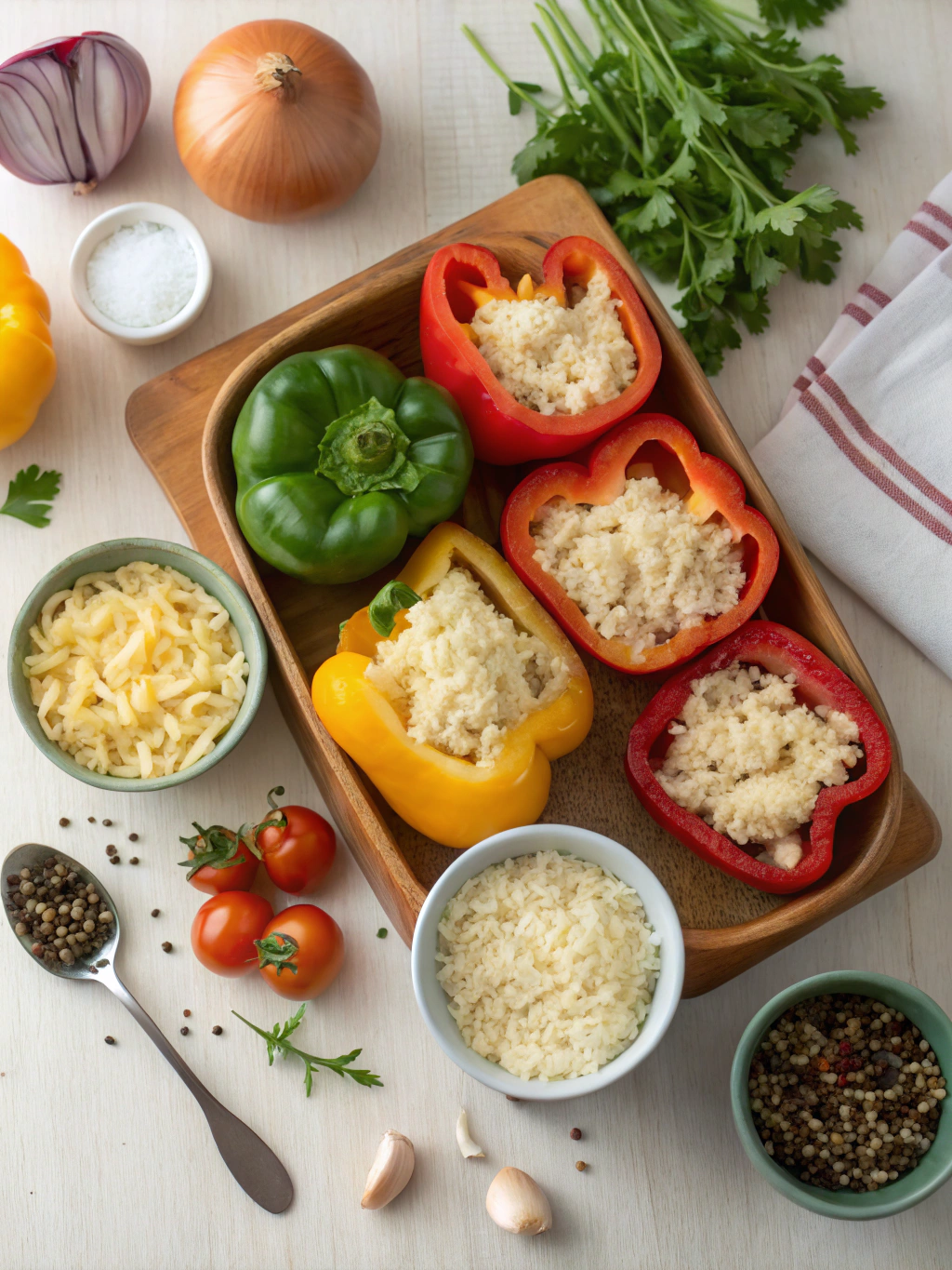 gluten-free stuffed bell peppers ingredients