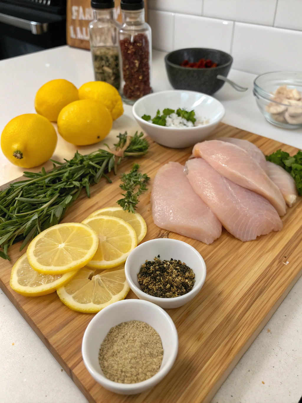 gluten-free lemon chicken ingredients