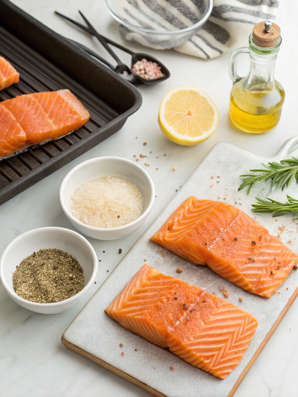 grilled salmon gluten-free preparing steps