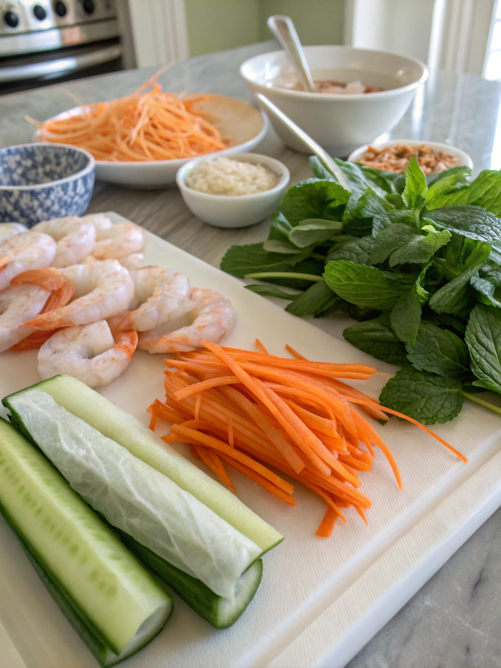 gluten-free summer rolls ingredients