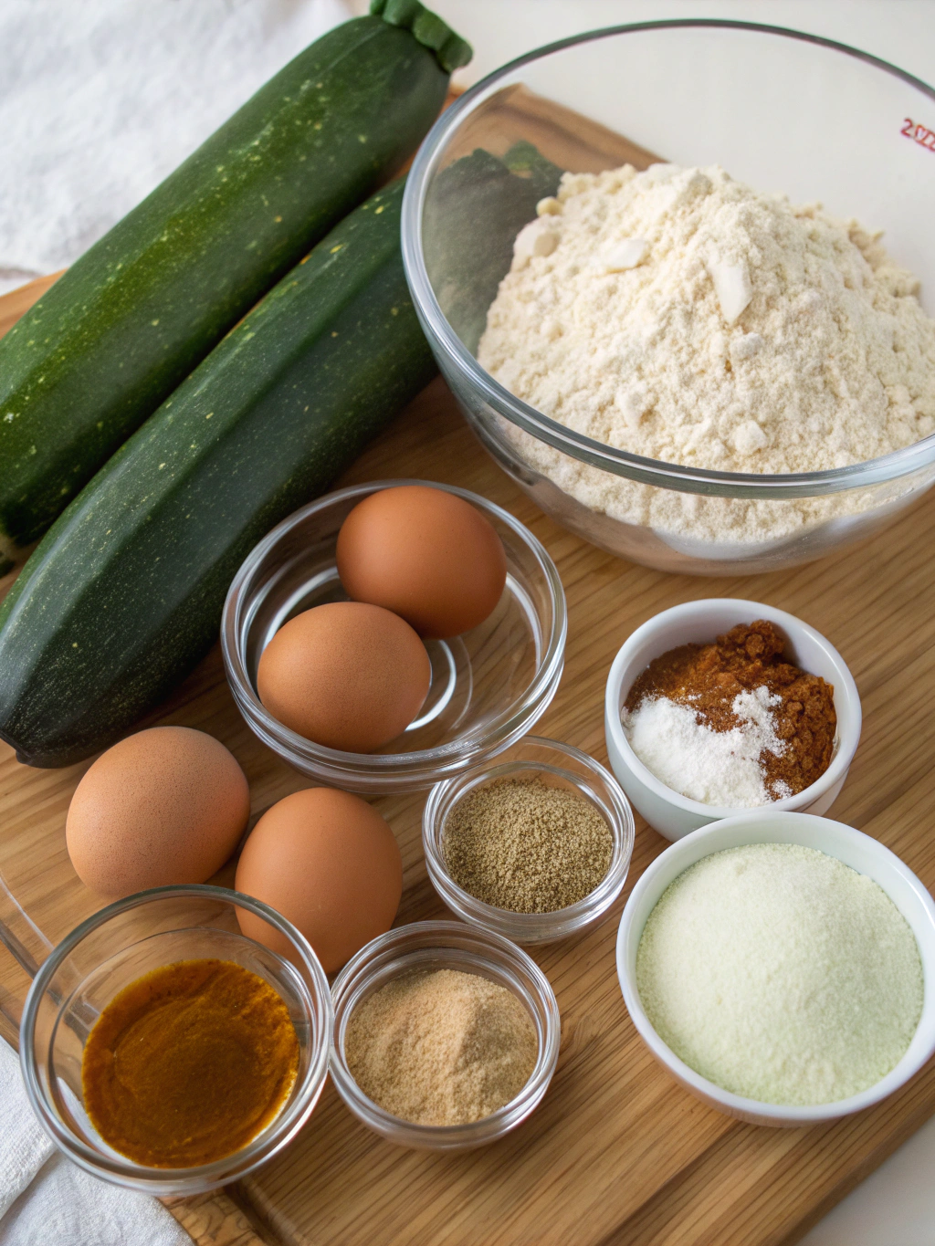 gluten-free zucchini bread ingredients