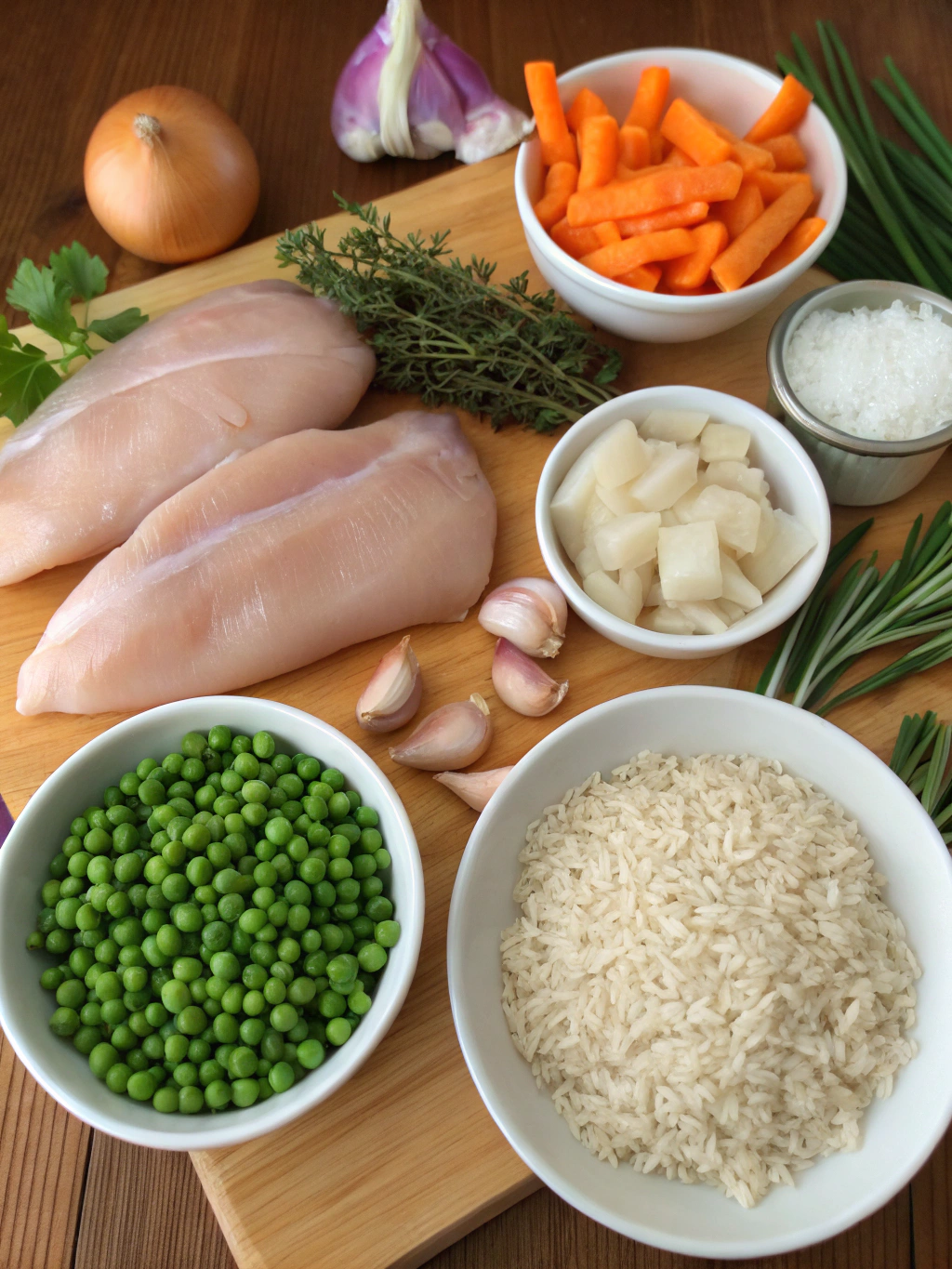 gluten-free chicken rice casserole ingredients