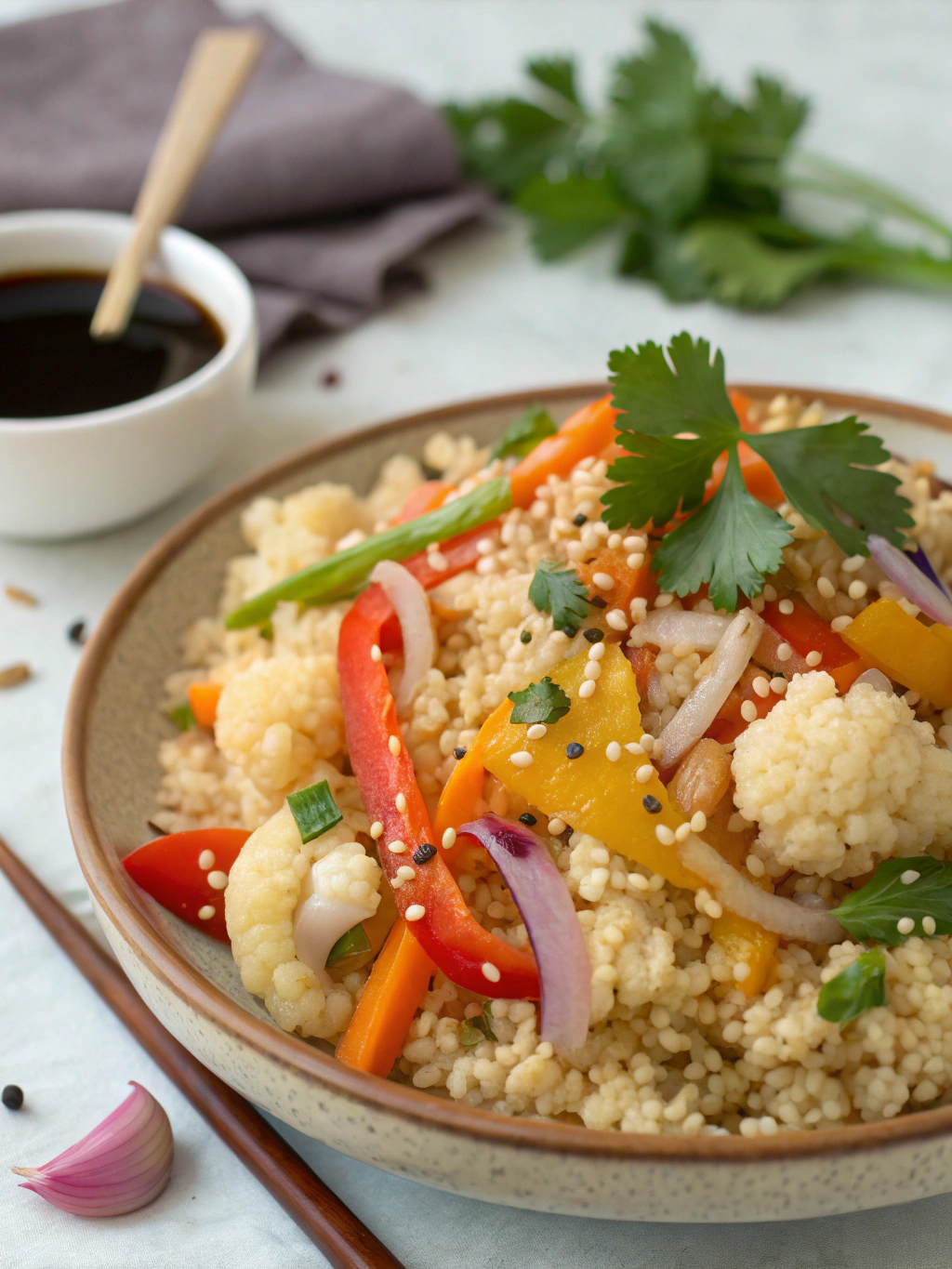 cauliflower rice stir-fry gluten-free ingredients