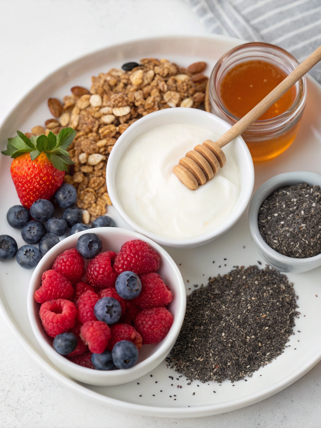 GF yogurt parfait ingredients