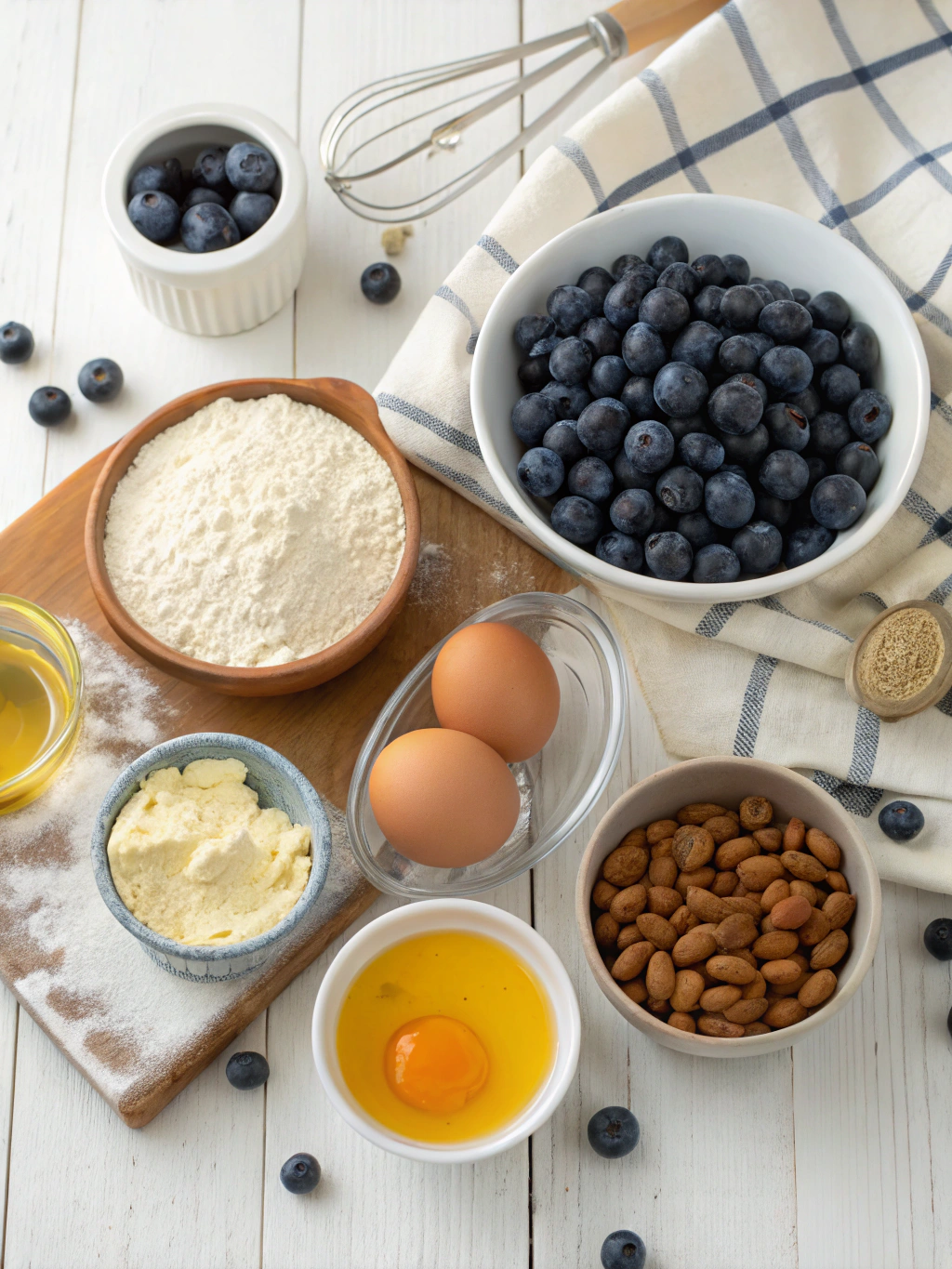 gluten-free blueberry muffins ingredients