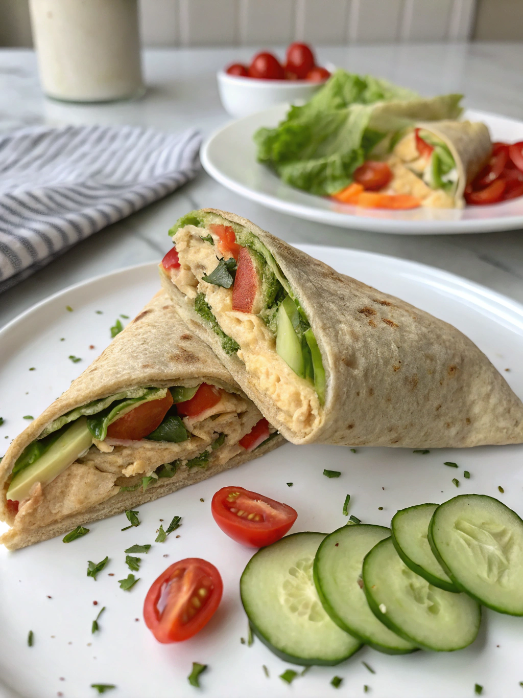 hummus veggie wrap gluten-free ingredients
