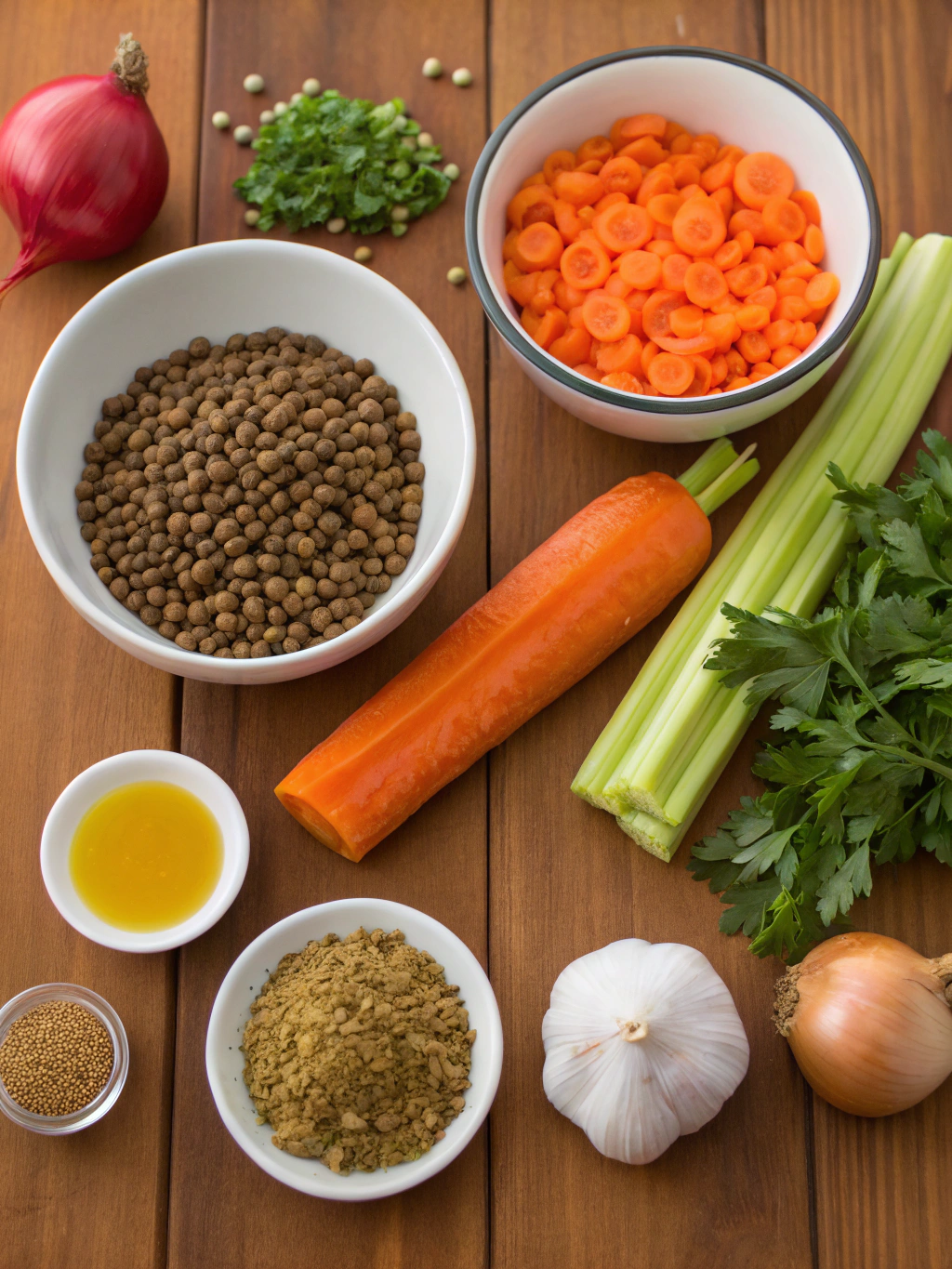 gluten-free lentil soup ingredients