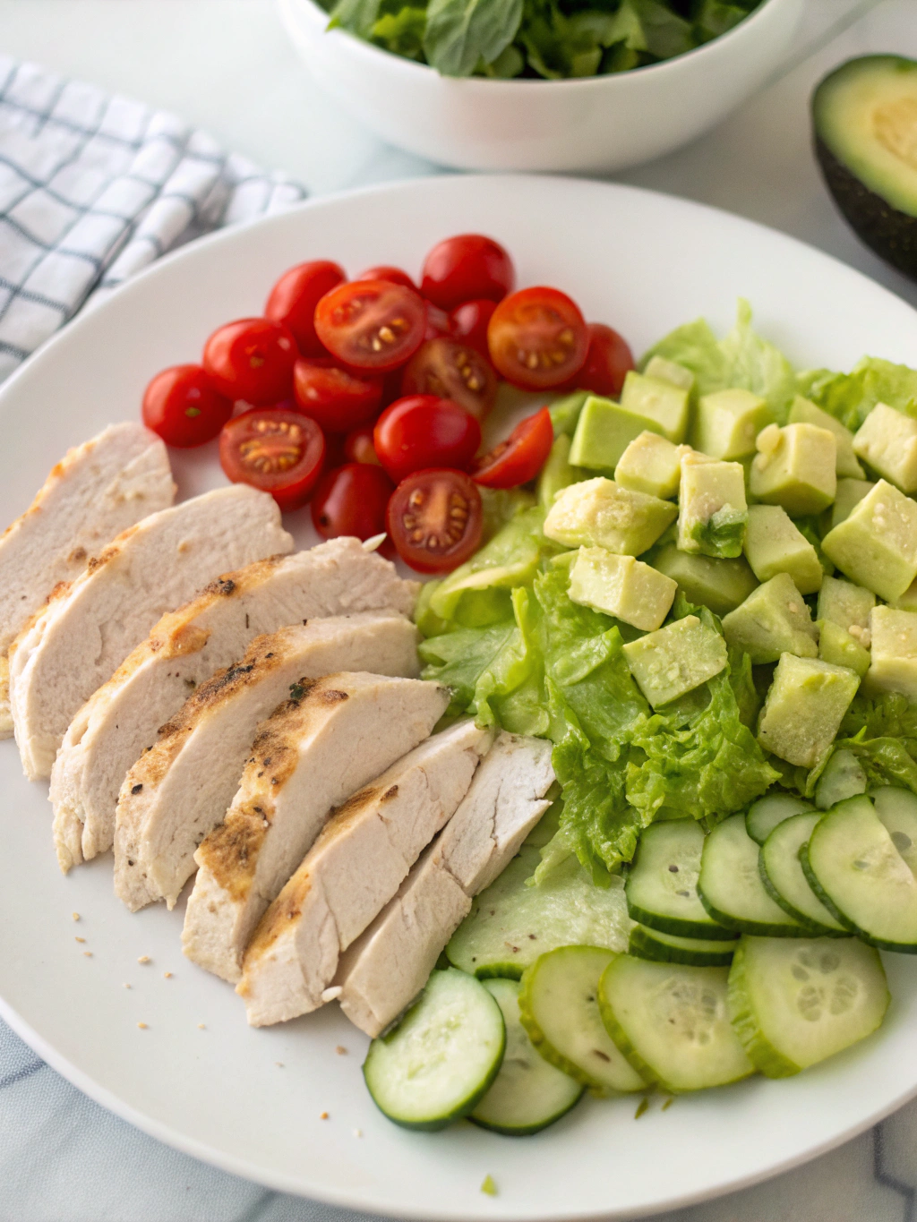 gluten-free chicken avocado salad ingredients