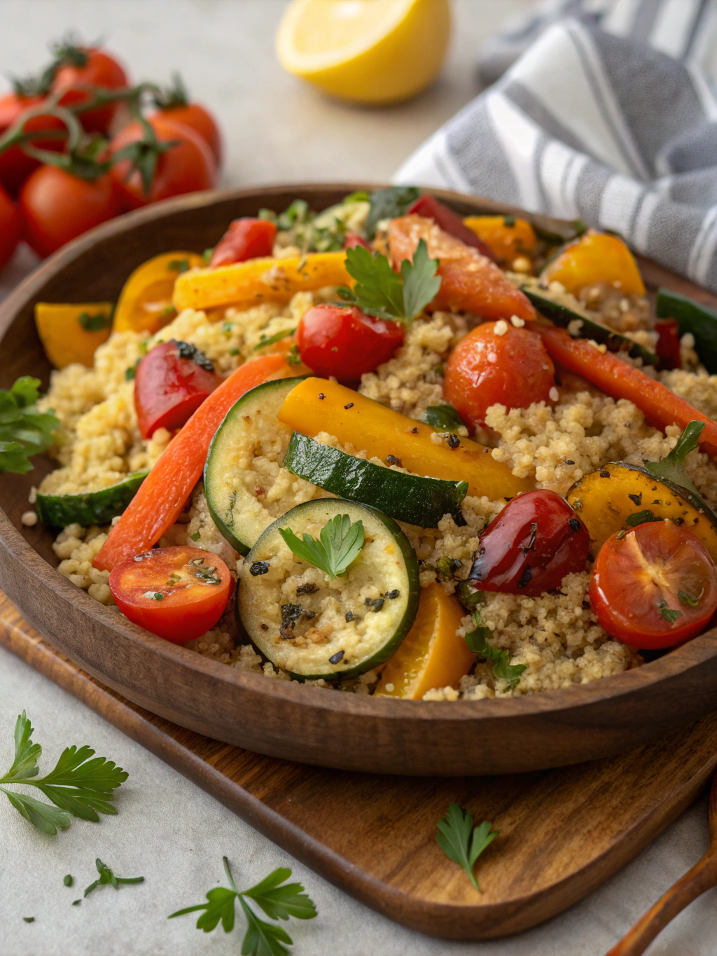 roasted veggie quinoa gluten-free ingredients