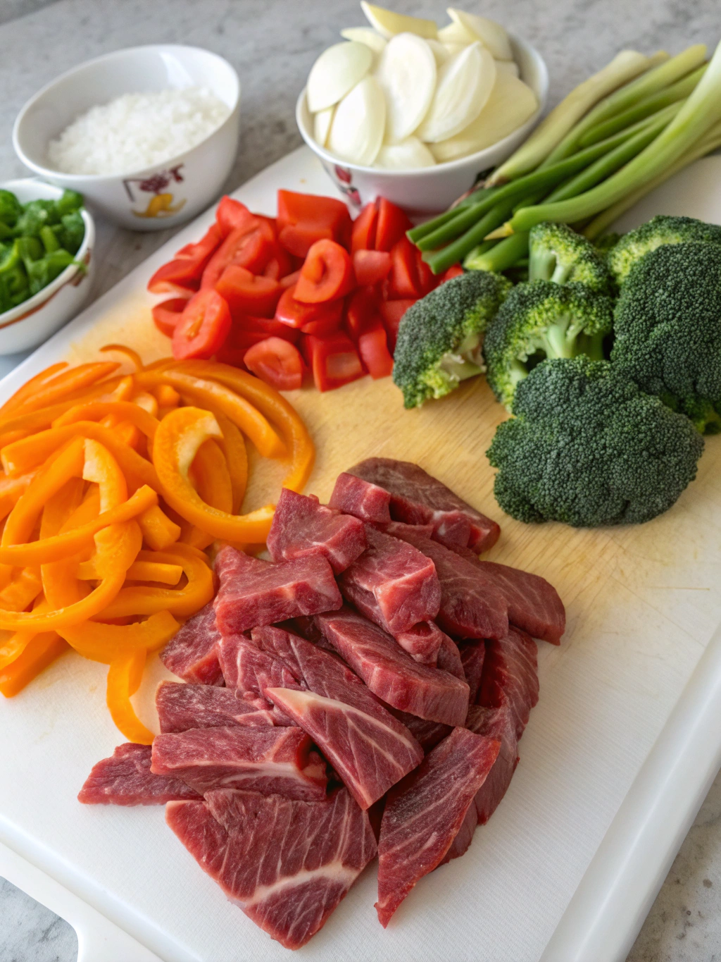 gluten-free beef stir-fry ingredients