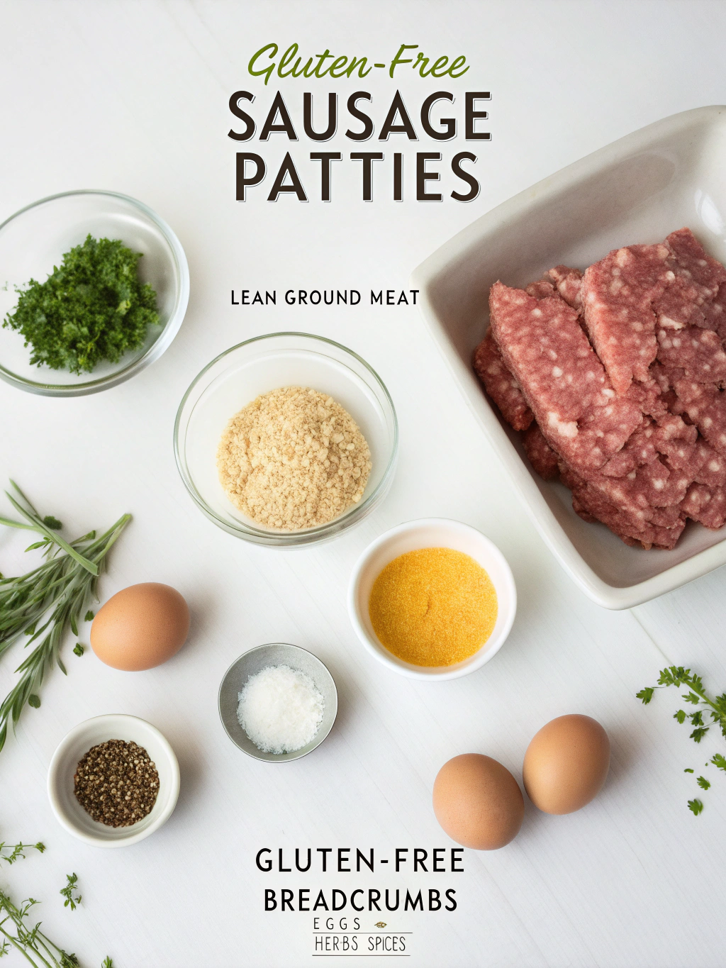 gluten-free sausage patties ingredients