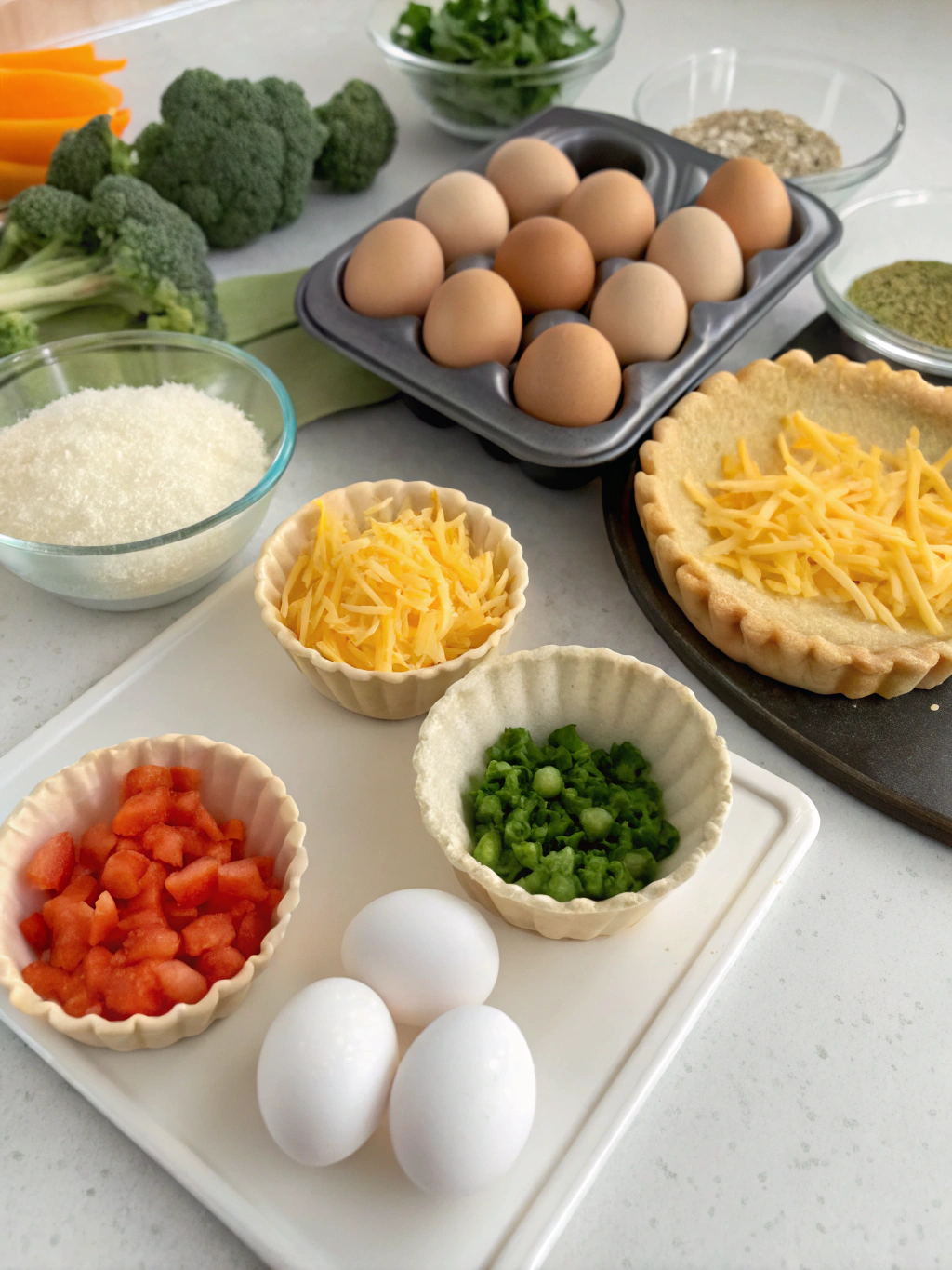 gluten-free mini quiche ingredients