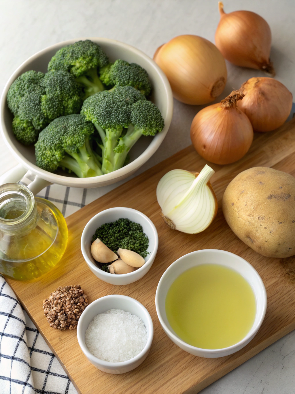 gluten-free broccoli soup ingredients