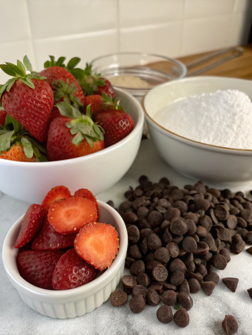 gluten-free chocolate strawberries ingredients