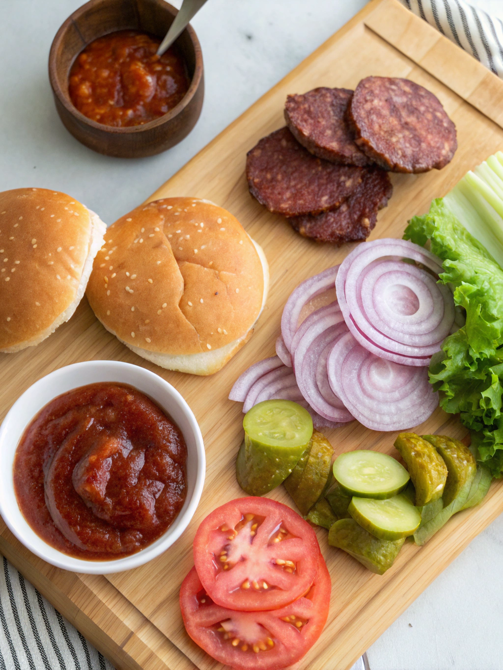 gluten-free BBQ sliders ingredients