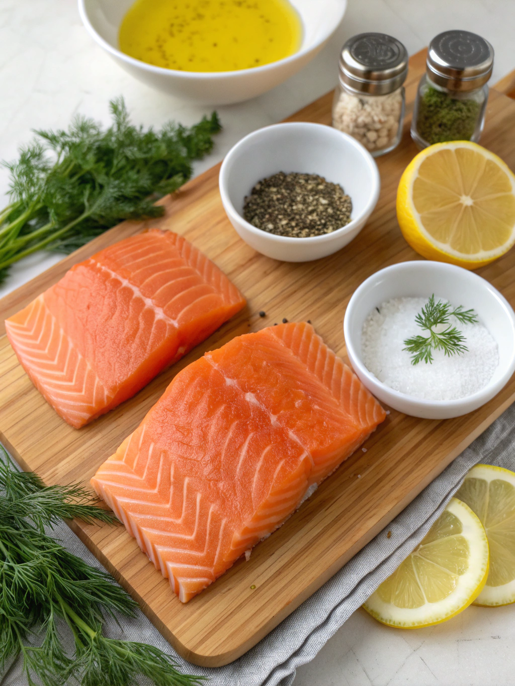 gluten-free baked salmon ingredients