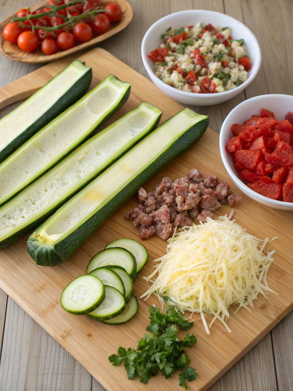 gluten-free zucchini boats ingredients