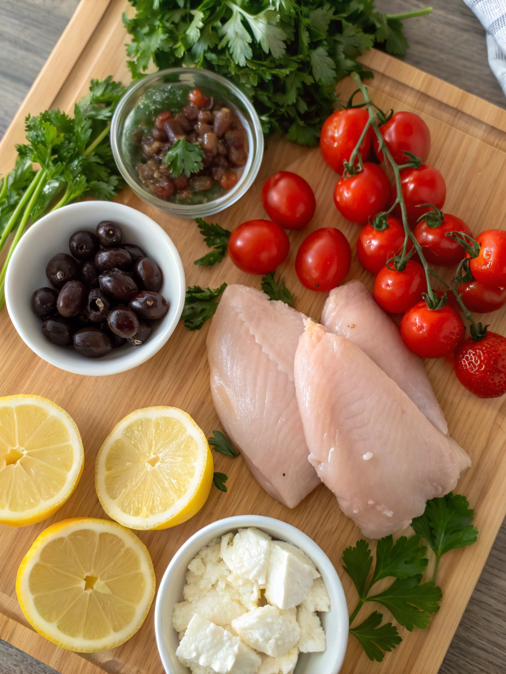 gluten-free Mediterranean chicken ingredients