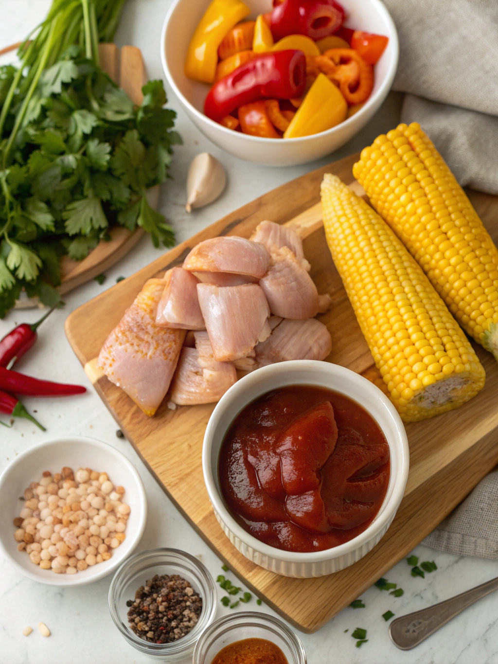 gluten-free BBQ chicken ingredients