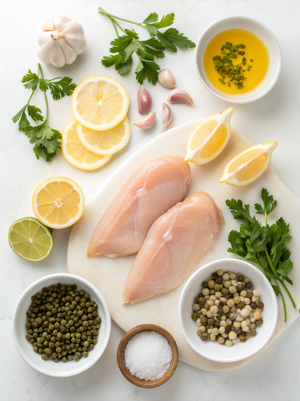 gluten-free chicken piccata ingredients