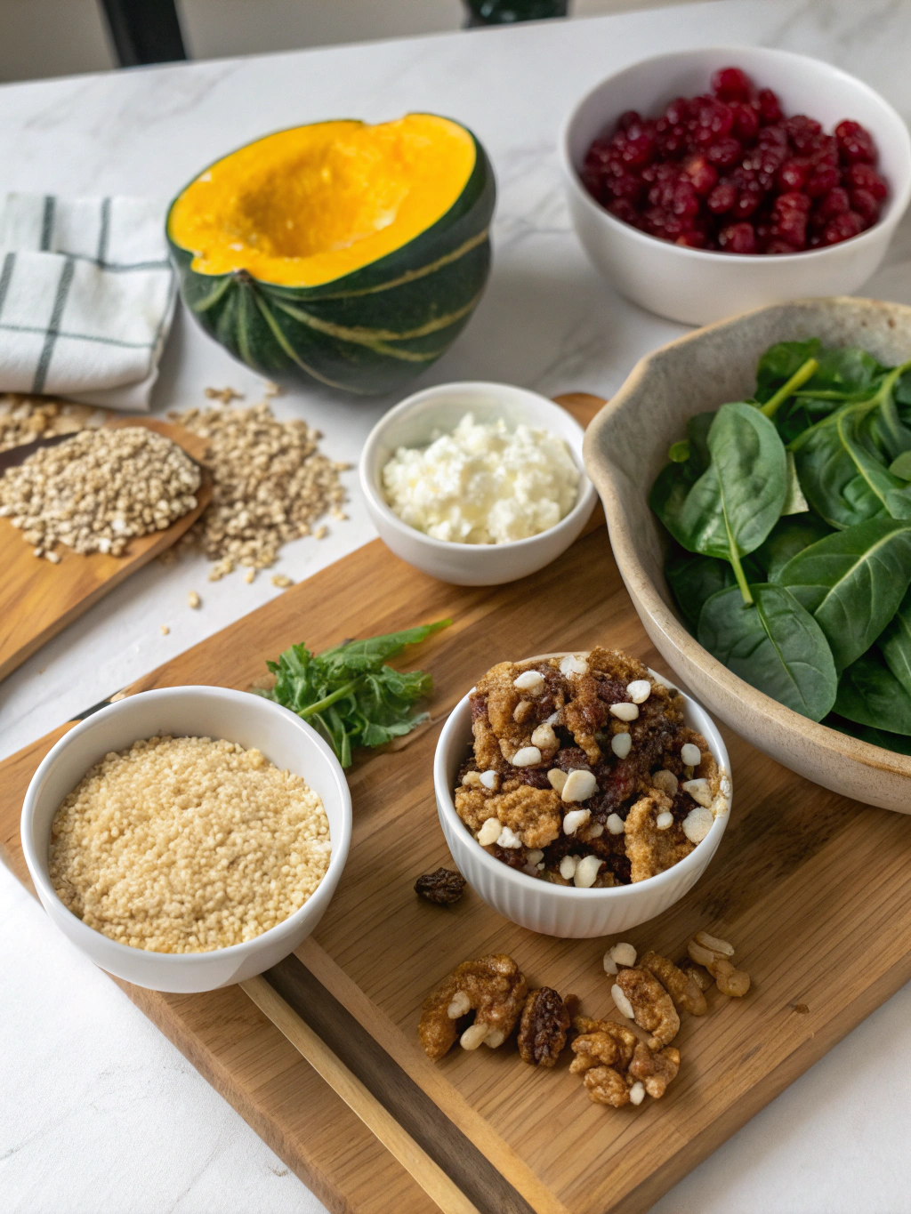 gluten-free stuffed squash ingredients