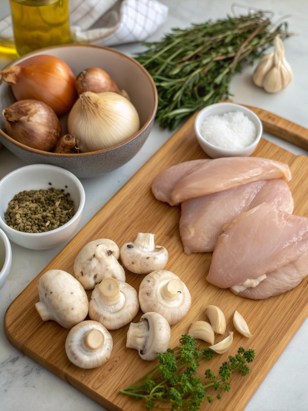 gluten-free mushroom chicken ingredients