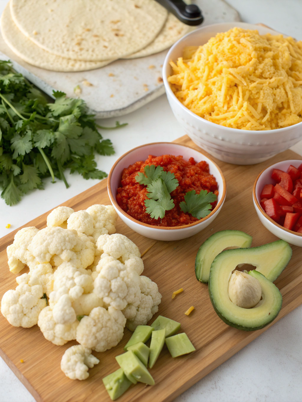 gluten-free cauliflower tacos ingredients
