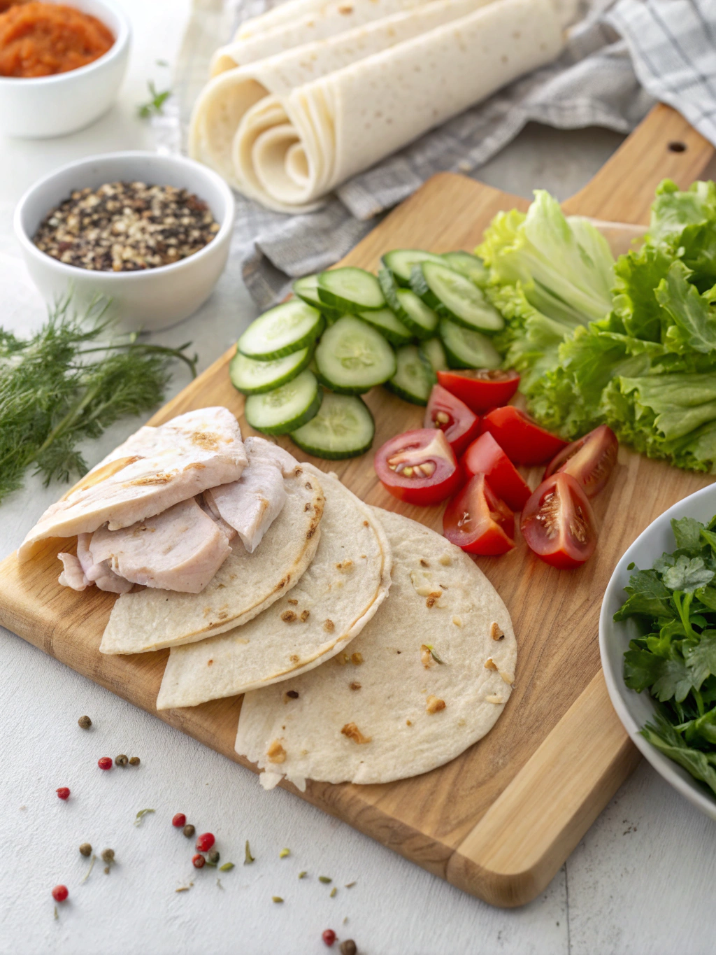 gluten-free chicken wraps ingredients