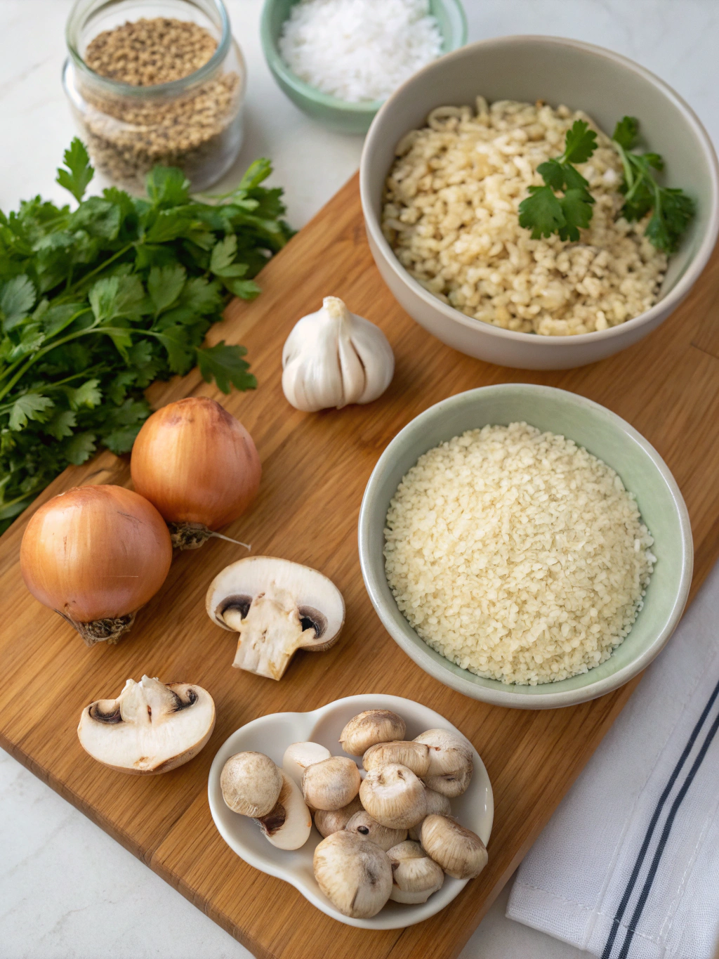 gluten-free risotto ingredients