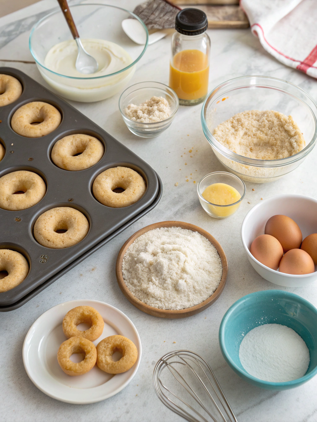 baked donuts gluten-free preparing steps