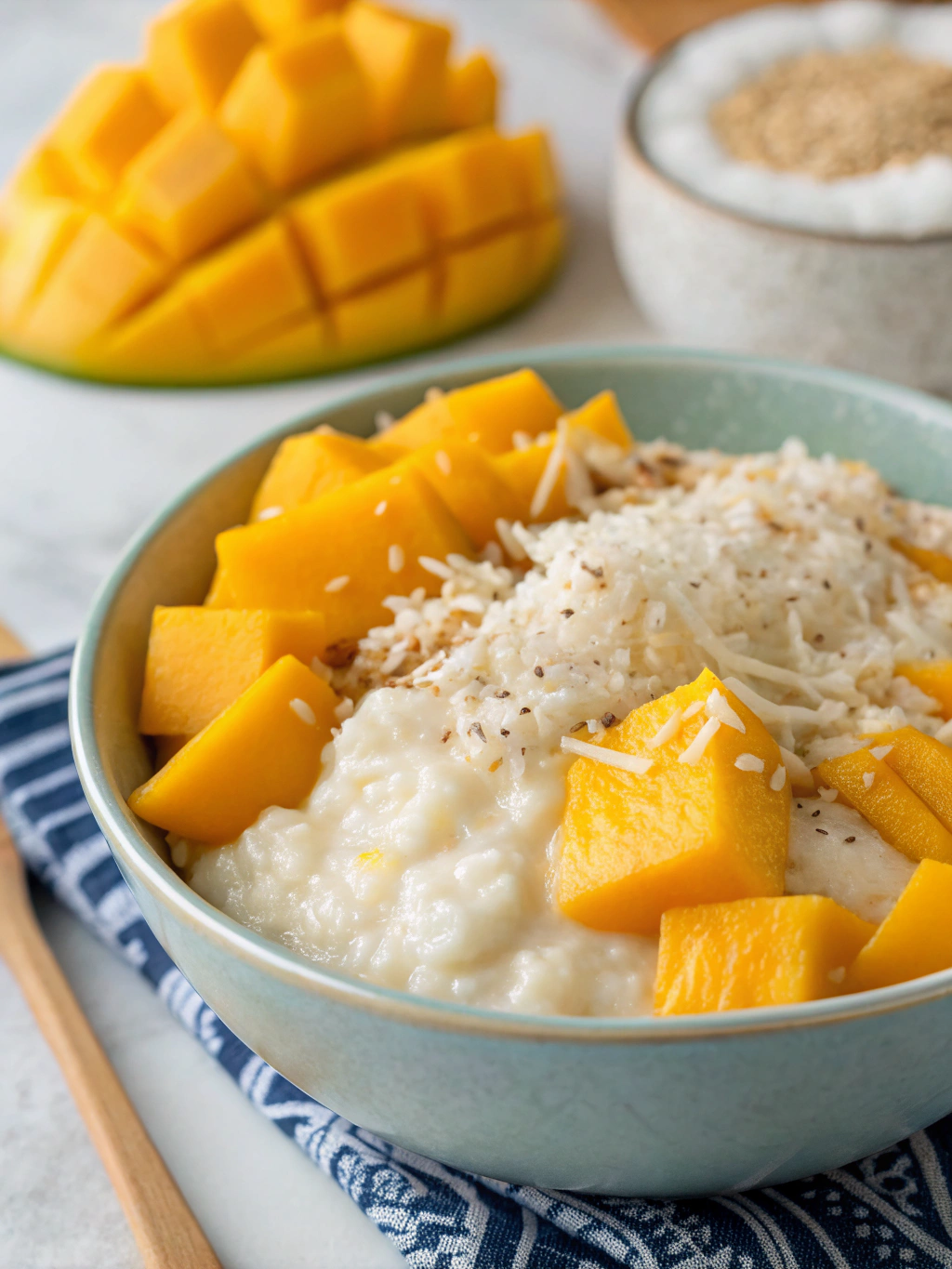 mango coconut rice pudding gluten-free ingredients