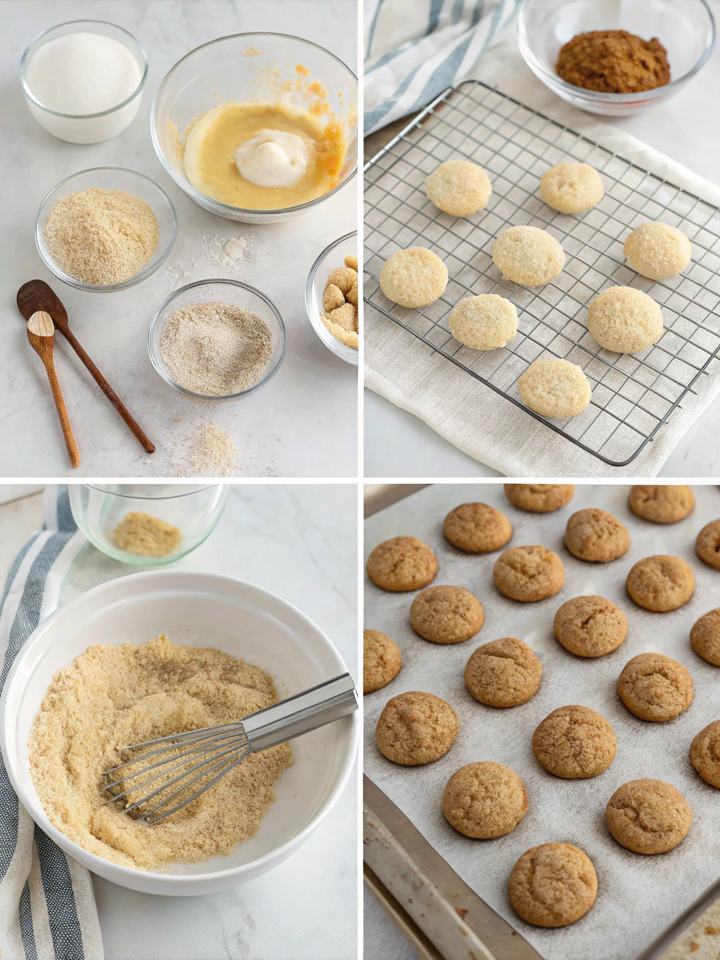 snickerdoodle cookies gluten-free preparing steps