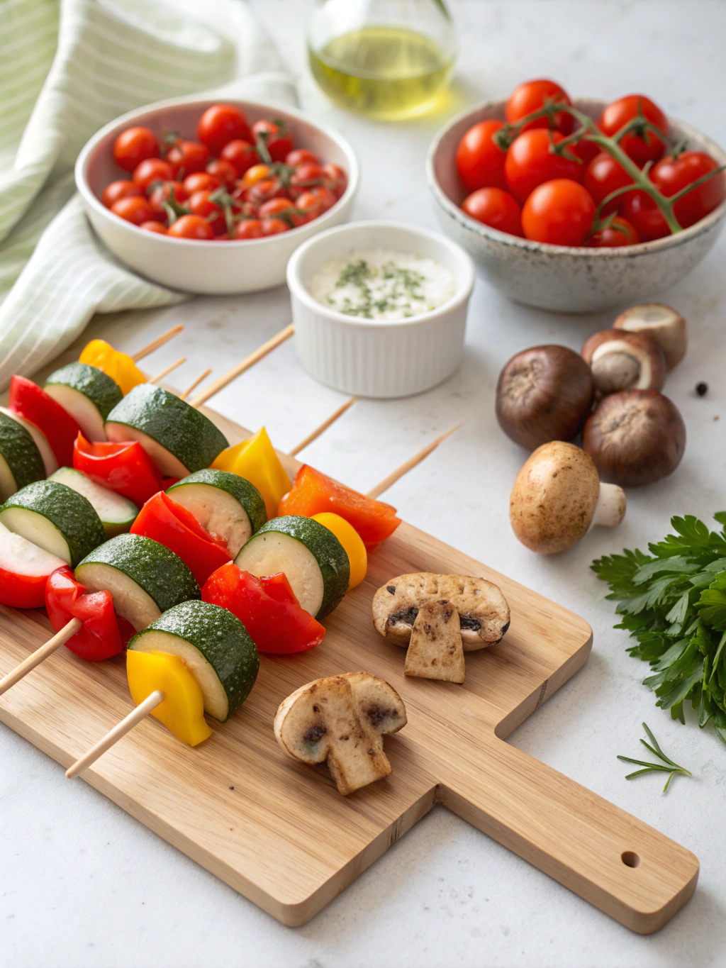 gluten-free veggie kebabs ingredients