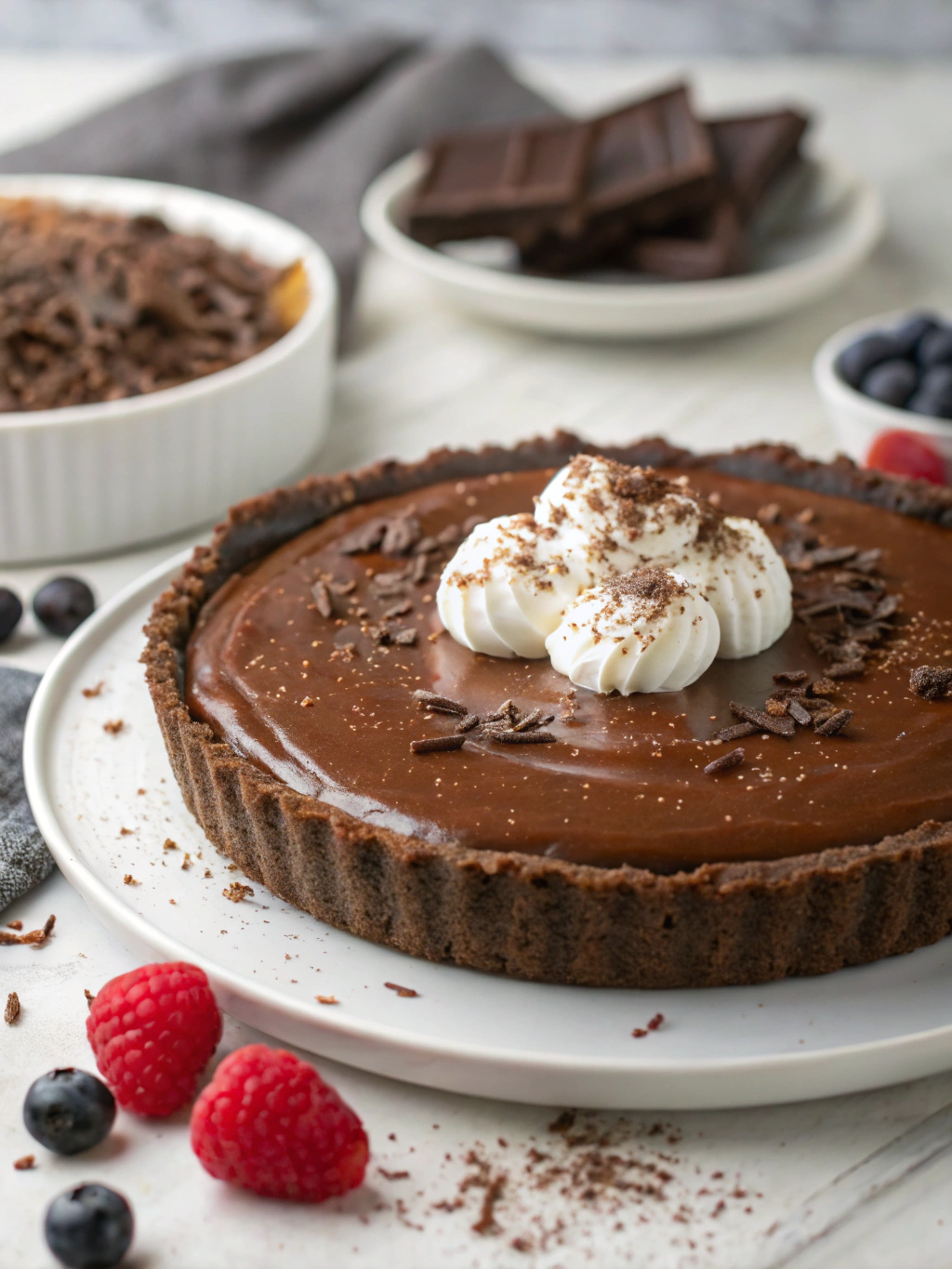 chocolate pudding pie gluten-free ingredients