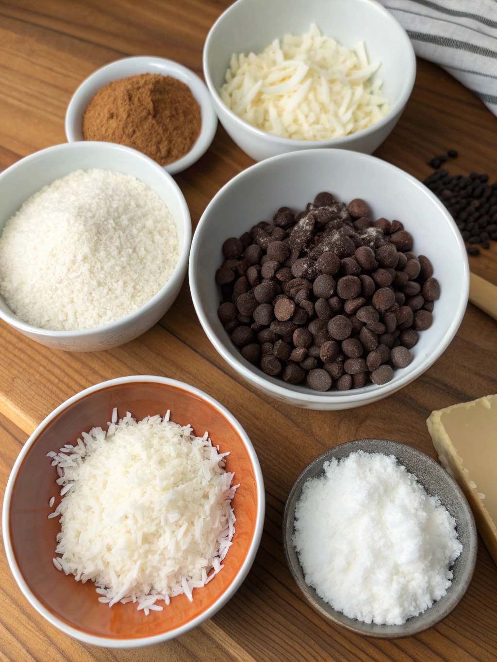 gluten-free coconut chocolate truffles ingredients