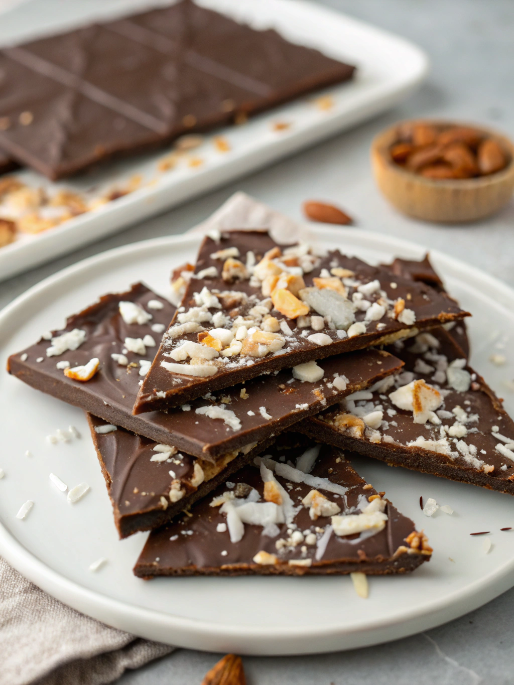 coconut chocolate bark gluten-free ingredients