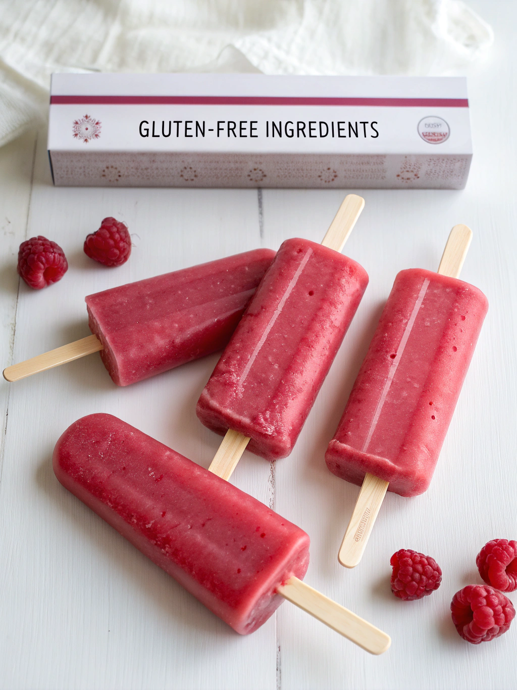 raspberry cream pops gluten-free ingredients