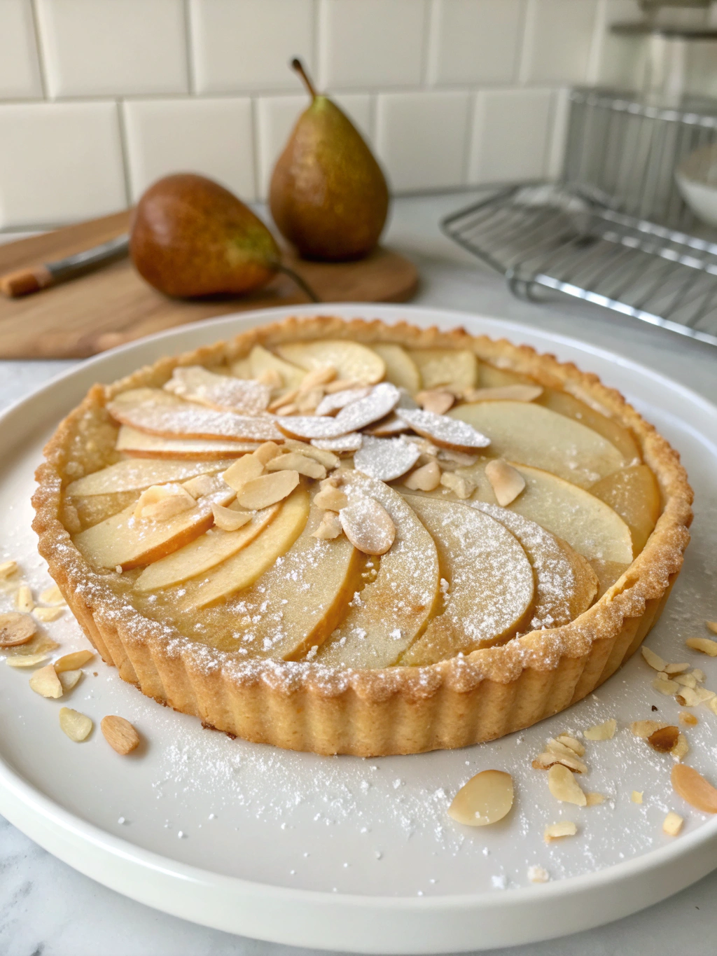 pear almond tart gluten-free ingredients