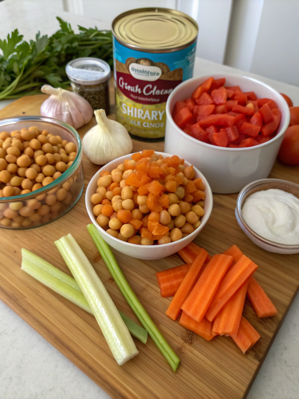 gluten-free chickpea stew ingredients