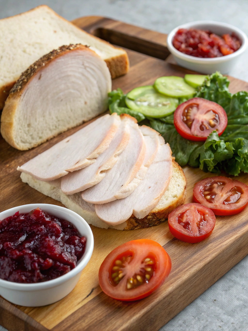 gluten-free turkey cranberry sandwich ingredients