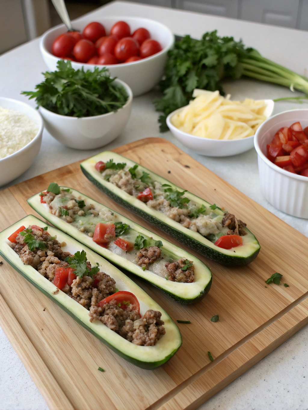 gluten-free zucchini boats ingredients