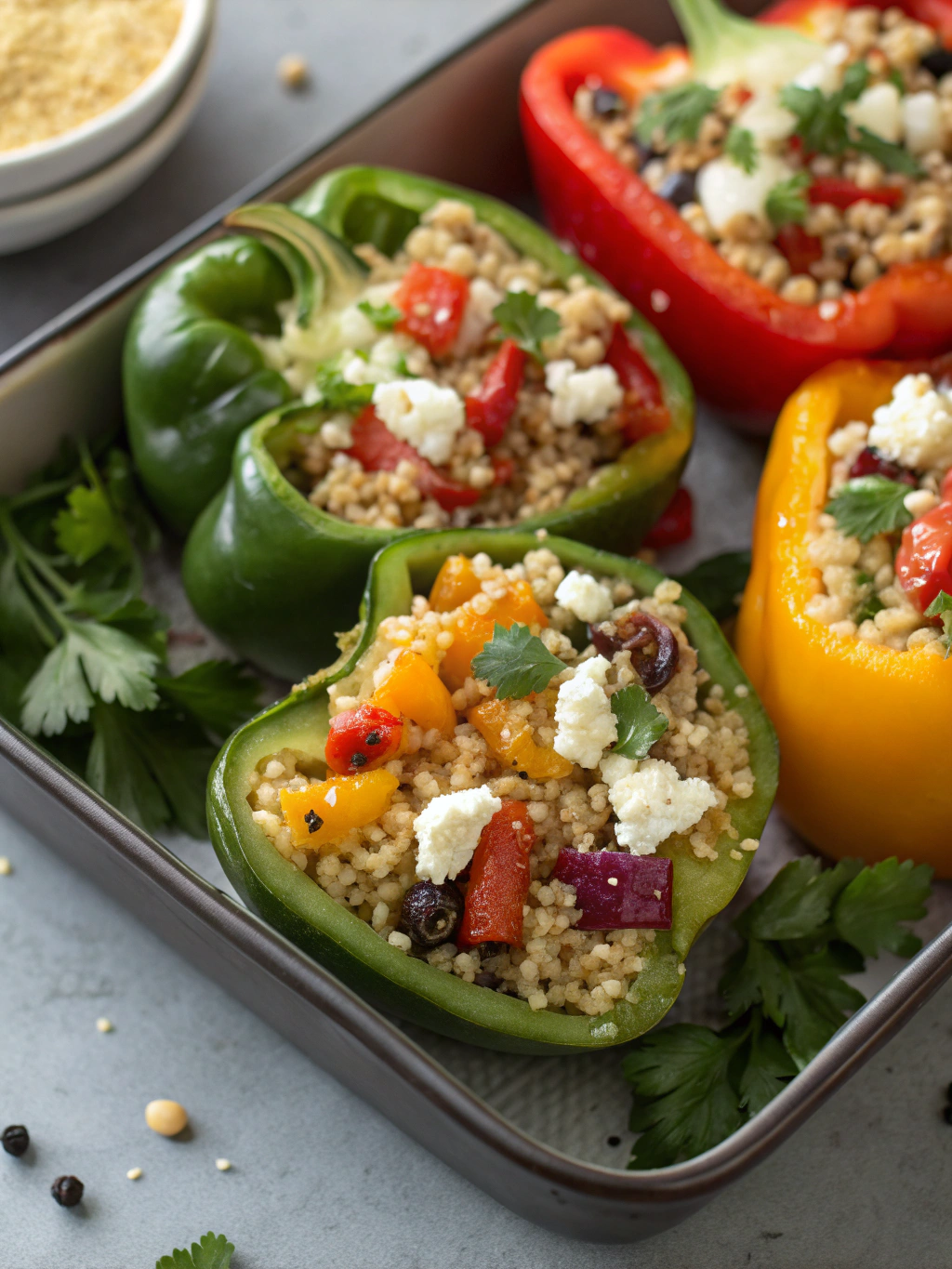 gluten-free stuffed peppers quinoa ingredients