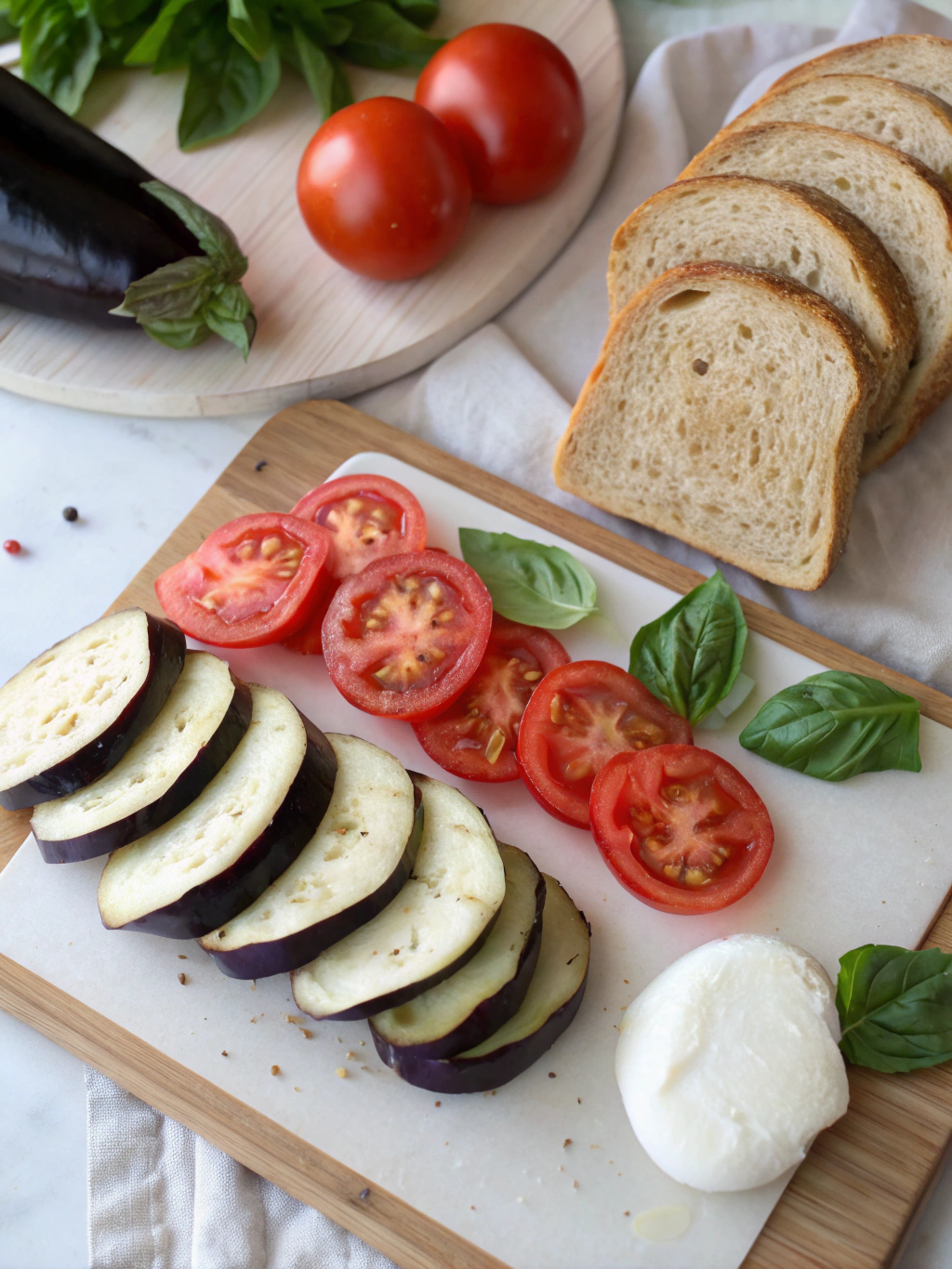 gluten-free eggplant panini ingredients