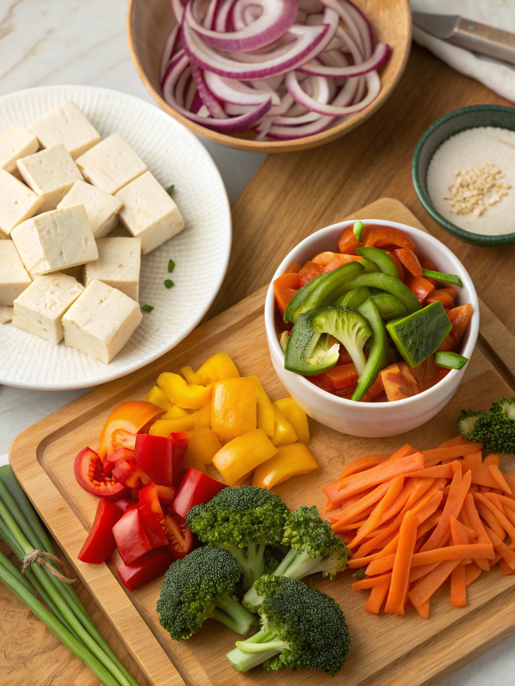 gluten-free tofu stir-fry ingredients