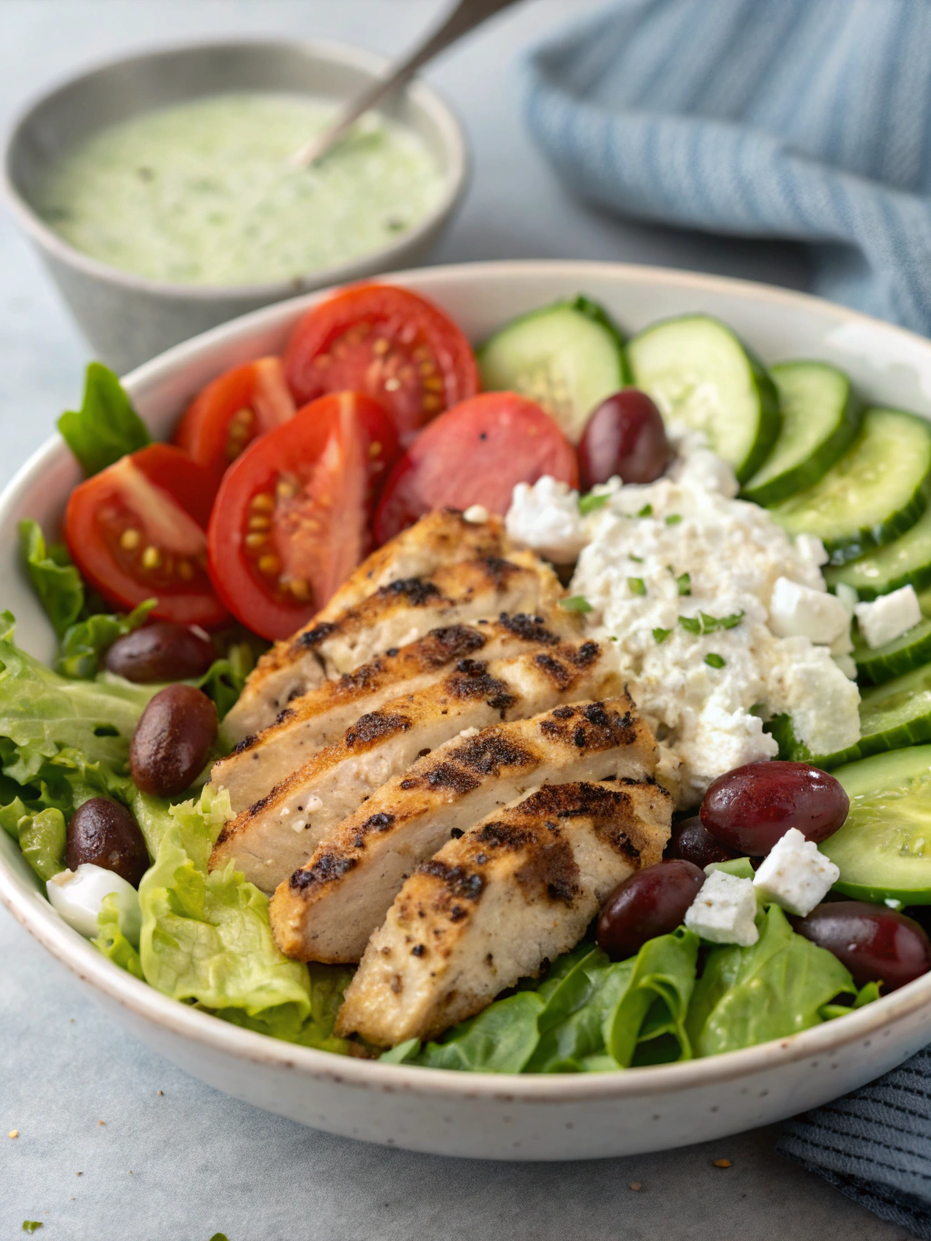 gluten-free greek chicken bowl ingredients